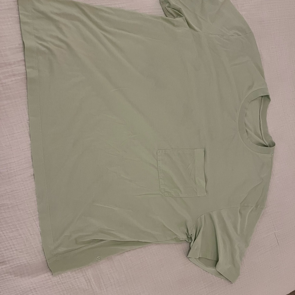 Light Green T-Shirt with Pocket unisex
